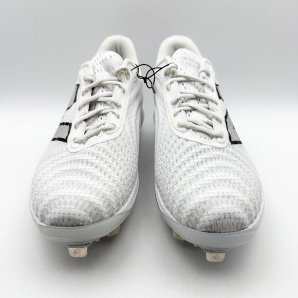 New Balance MENS 11.5 FuelCell 4040v7 Metal Cleats White Black Baseball NWOB main image 11